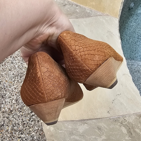 Matt Bernson ballet style low wedges leather 9.5M runs small 8,5..9 - Picture 12 of 14